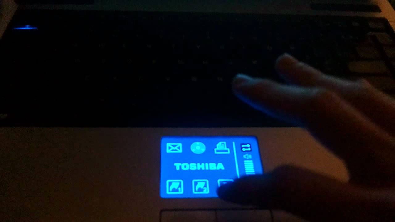 Glowing blue touchpad problem YouTube