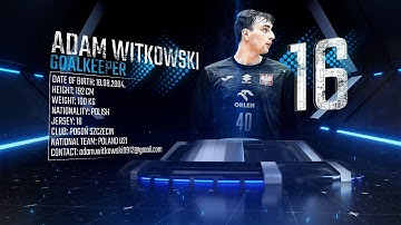 Adam Witkowski | Goalkeeper | Pogoń Szczecin | Poland U21 | Highlights | Handball | CV | 2024/25