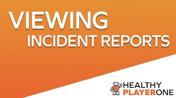 How to view incident reports.