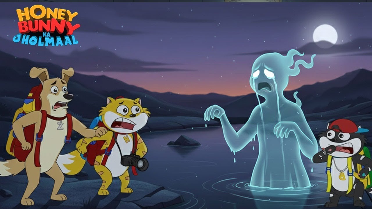 Honey Bunny और Black River से निकला Crying Spirit | Episodes In Hindi | Animated Stories