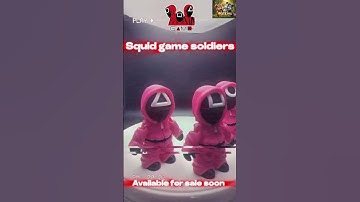 3D Printed Squid Game Soldiers: Mini Army Unleashed!