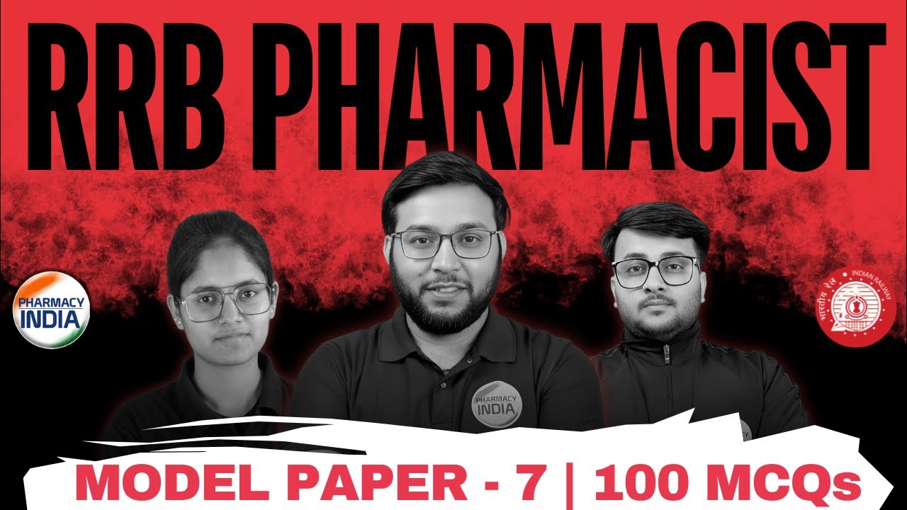 RRB MODEL PAPER - 2025 | Question With Explanation | 3 घंटे लगातार #rrb #pharmacist #rrbntpc