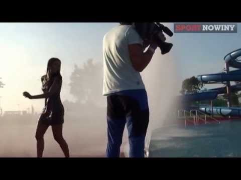 Ice Bucket Challenge dla TVN-u od kuchni - Magdalena Figura i Sonia Zawisz (sędzie piłkarskie)