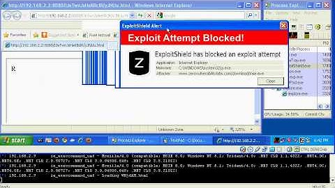 ExploitShield vs Internet Explorer 0-day vulnerability