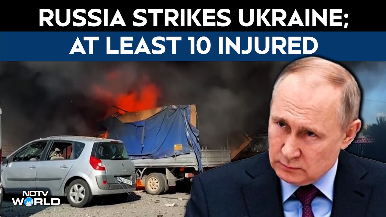 Russia Ukraine War | Russian Strikes In Ukraine Leave 10 Injured; Trump Calls War 'Easiest' To End