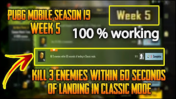 Kill 3 Enemies Within 60 Seconds Of Landing In Classic Mode