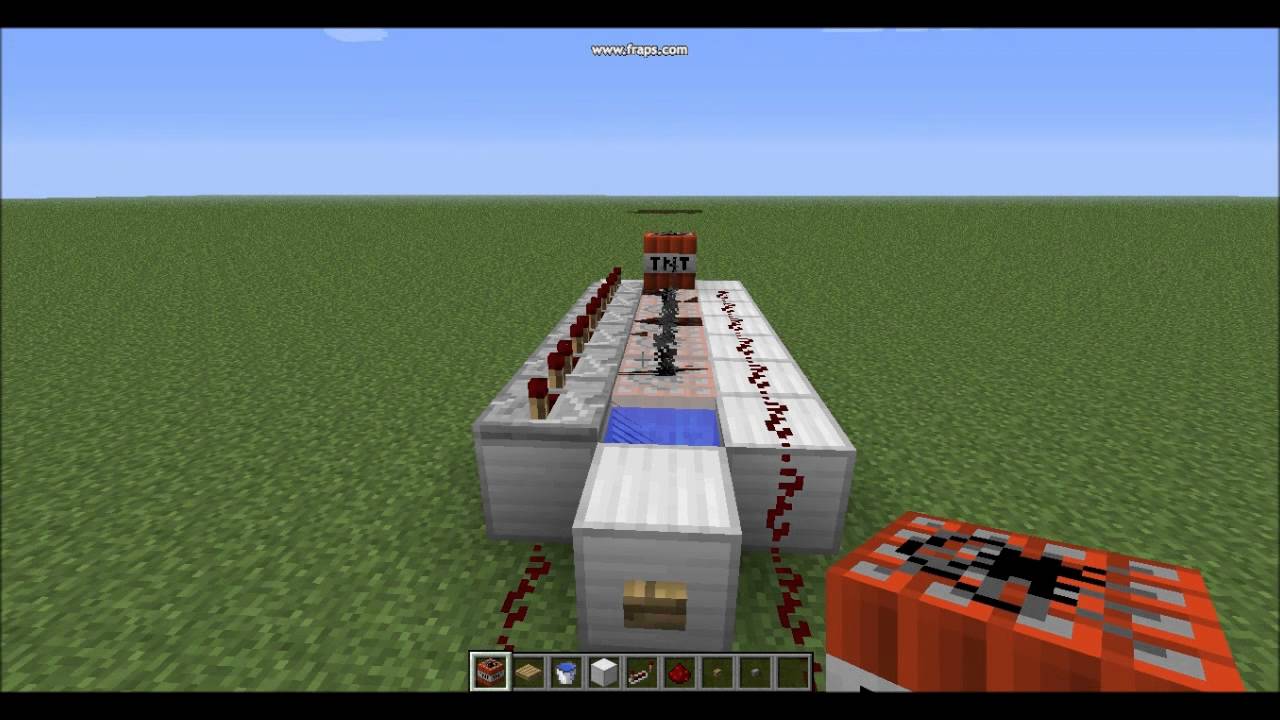 Comment Faire Un Lanceur De Tnt Dans Minecraft