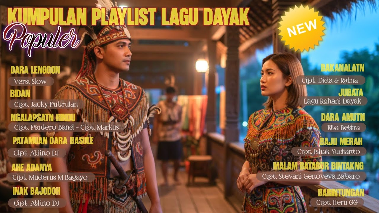 Playlist Lagu Dayak Paling Populer 2026 | Enak Di Dengar Saat Kerja 💕