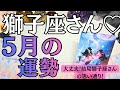 2026年獅子座5月の運勢　えっ！！両想い🩷獅子座さん思い通りの結果になりますよ🌌な〜にも心配いらない👋😞疲れた時はゆっくり休みましょ🤗🫶💕【星座別リーディング】