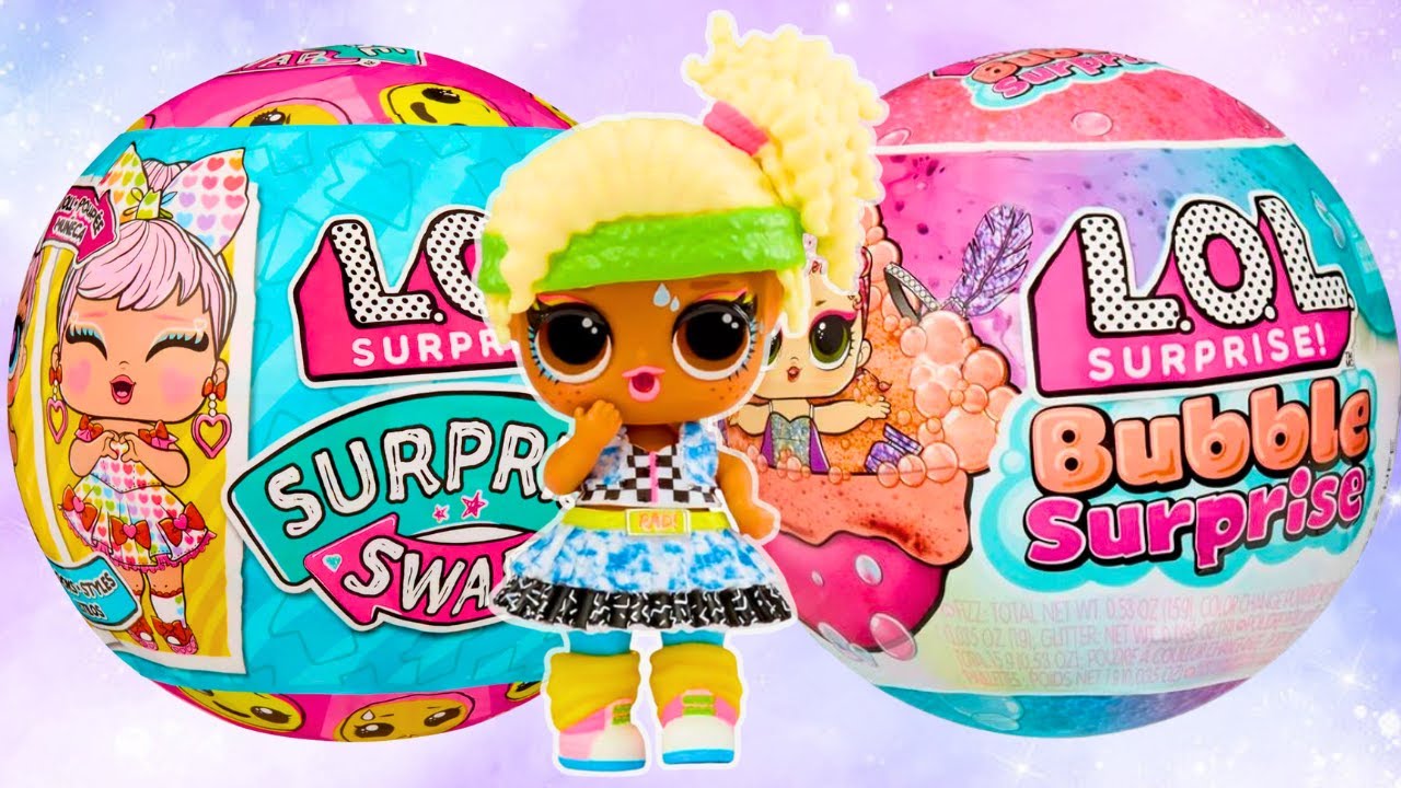 ASMR LOL Surprise Bubble Face Swap Water Dolls  