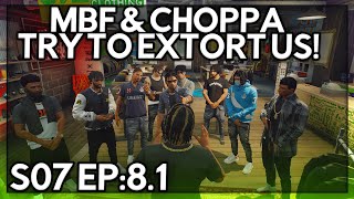 Episode 8.1: MBF & Choppa Gang Tried To Extort Us… IT’S UP! | GTA RP | Grizzley World RP