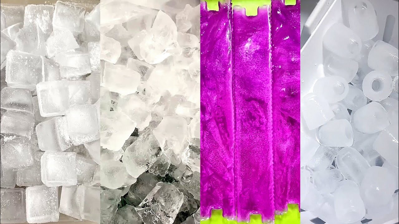 ASMR HARD ICE EATING / CRUSHED ICE / THIN ICE / CLEAR ICE - YouTube