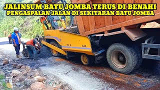 Jalinsum Batu Jomba Terus Di Benahi || Pengaspalan Jalan Di Sekitaran Batu Jomba