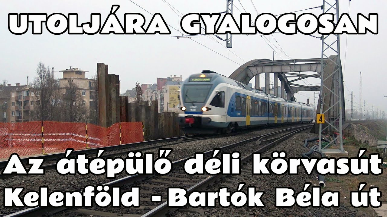 2024.12.30. Támfalak épülnek mindenfelé. A déli körvasút gyalogos bejárása Kelenföld -Bartók Béla út