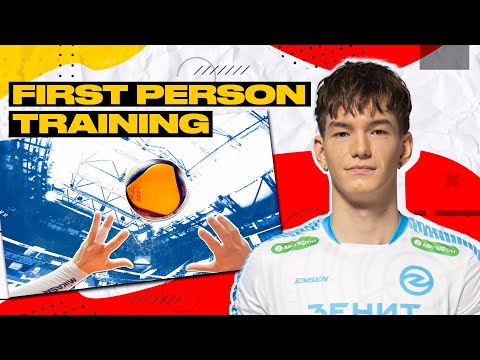 Volleyball first person training |  Libero | Ilya Fedorov | Волейбольная тренировка от первого лица