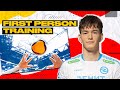Volleyball first person training |  Libero | Ilya Fedorov | Волейбольная тренировка от первого лица