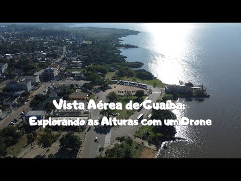 Vista Aérea de Guaíba: Explorando as Alturas com um Drone