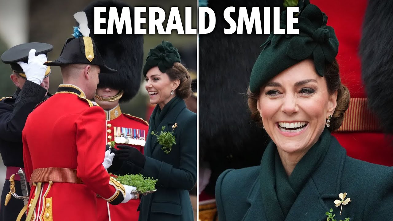 Princess Kate's touching gesture at Irish Guards' St Patrick’s Day Parade