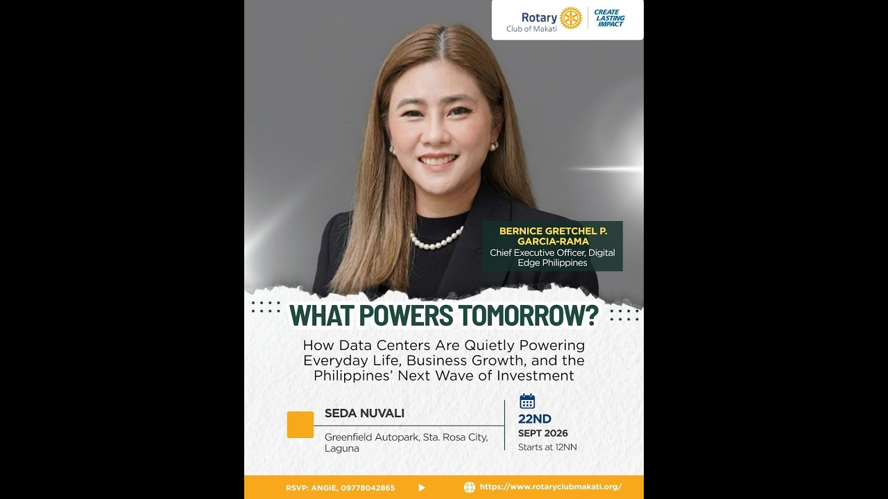 RC Makati Meeting: "What Powers Tomorrow?" by Ms. Bernice Gretchel P. Garcia-Rama