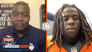 'You [were] born for this sport': Rod Smith chats with Jerry Jeudy after Day 3 of training camp