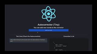 Autocorrector - React.js