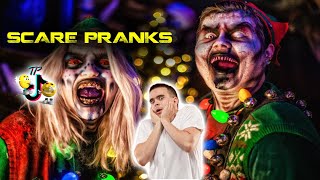 The Snowman scared me so much 😂👍 Best compilation of scare prank 2022 #54