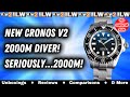 A VERY Special Watch....Cronos 2000m Diver! | Special Edition with Custom Case Back!