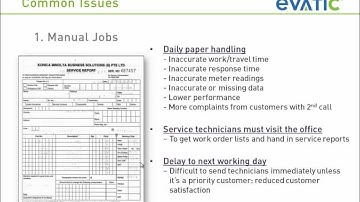 Introducing the Evatic Service Management System