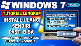 CARA INSTALL WINDOWS 7 LENGKAP [ Download ISO, Buat Bootable, Backup Data, Masuk Bios, Install ] screenshot 1