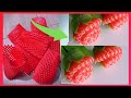 Cách Làm Hoa Hồng Bằng Xốp Hoa Quả ||  How to make a fruit sponge rose || THẢO NGUYÊN HANDMADE