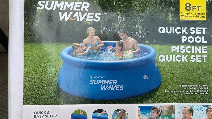 Summer YouTube Waves® Setup Pool Metal Frame - Round