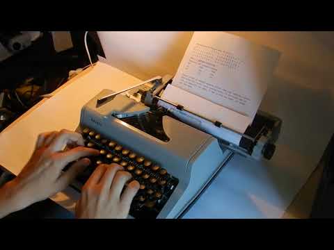 Пишущая /печатная машинка Любава | Russian typewriter 'Lyubava'