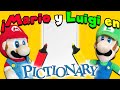 Mario y luigi en pictionary  cmb en espaol