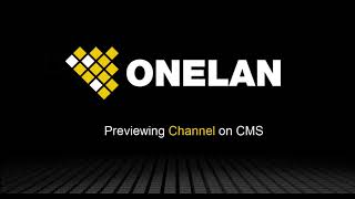 ONELAN CMS Tutorial 13 Preview Channel