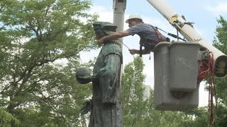 Christopher Columbus statue removed