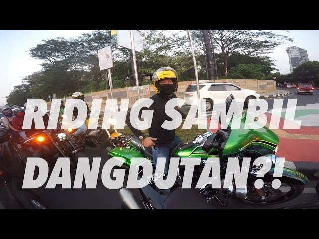 Riding Sore Sambil Dangdutan + Nguber Harley Davidson #motovlog Indonesia class=