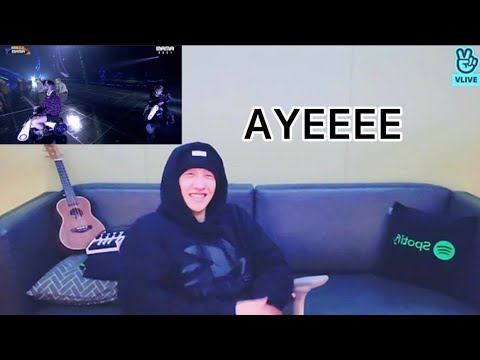 BANGCHAN REACTION TO STRAY KIDS MAMA 2021 PERFORMANCE CHEESE HEY MONSTER THUNDEROUS 