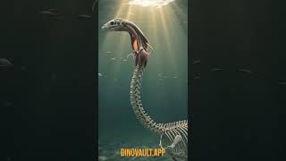 AI ELASMOSAURUS 72 NECK BONES.👁️ | Realistic AI Dinosaur #Shorts #dinosaur