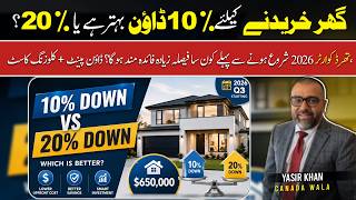 10% vs 20% Down Payment 🇨🇦 Which Is Better in 2026? Full Buying Cost Explained