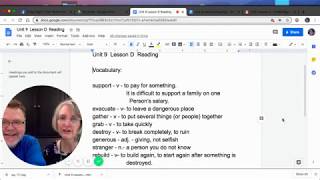 Level 4 Unit 9 Lesson D Reading