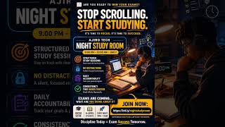 🌙 Ajiro Tech Night Study Room (9pm – 12am Daily)