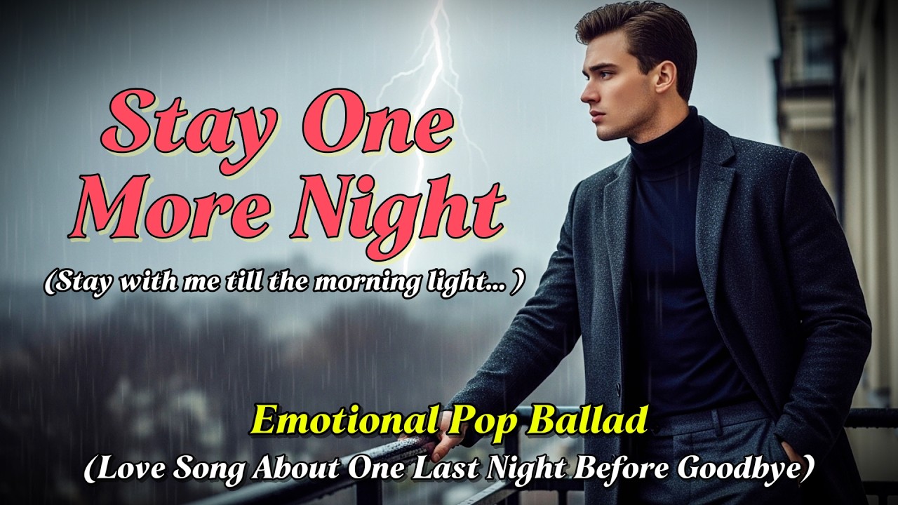 Stay One More Night - Эмоциональная поп-баллада | Оригинальная песня об одной последней ночи пере...