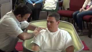 Baptism Sunday!  Justin Tubia, 5-11-14