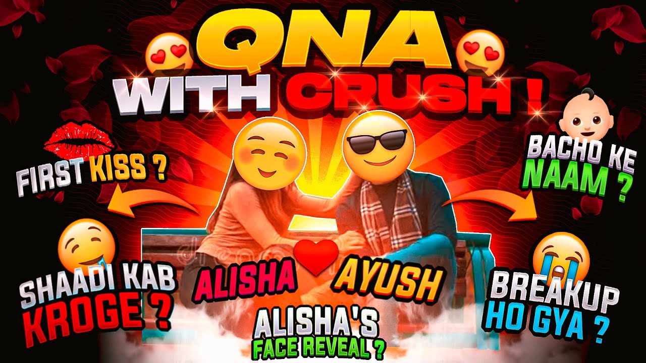 QNA WITH MY GIRLFRIEND 😍❤️ || MY GIRLFRIEND ALISHA FACE REVEAL ||Free Fire Story Time 🕗🔔 ||