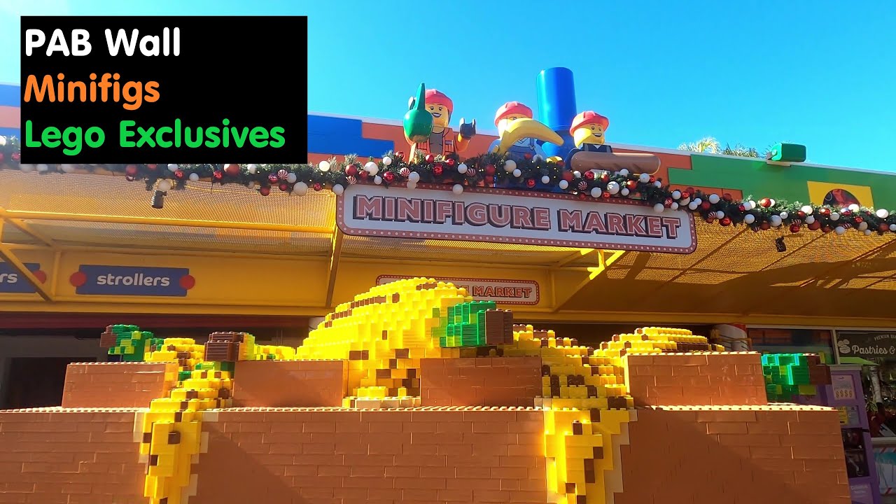Legoland Minifigure Market Legoland California Lego Bricks And Minifigures YouTube