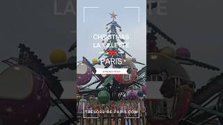 Christmas market Marche de Noël la Villette Paris. Cozy &amp; family friendly. #paris #christmas #noël