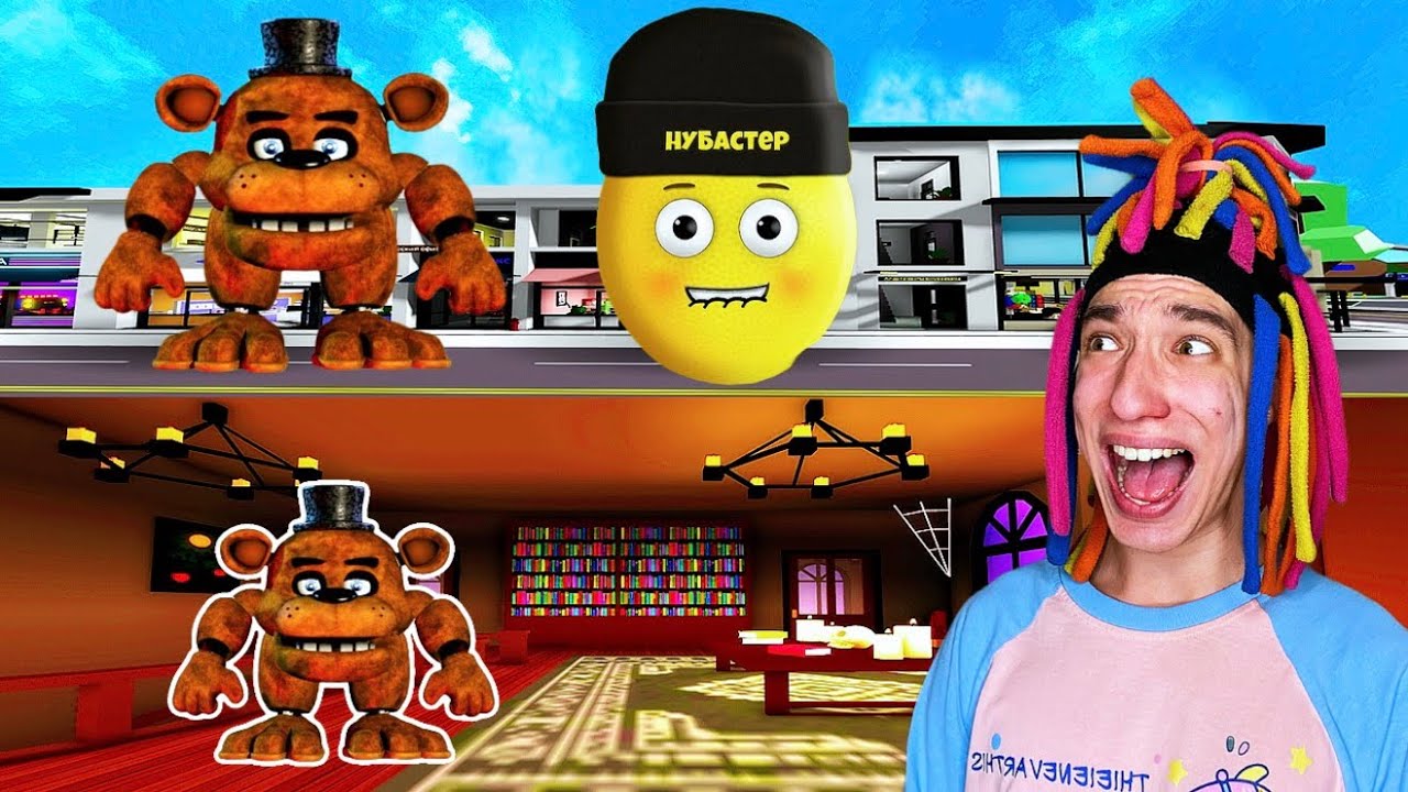 КИТАЙКА ПРЯЧЕТСЯ В ДОМЕ МИШКИ ФРЕДИ ОТ НУБАСТЕРА!