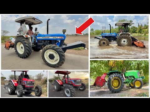 Day-1 | Paddy Seedling Sowing, Bought PB-1 Seeds New Holland 3630 4x4 Pulling | Mahindra