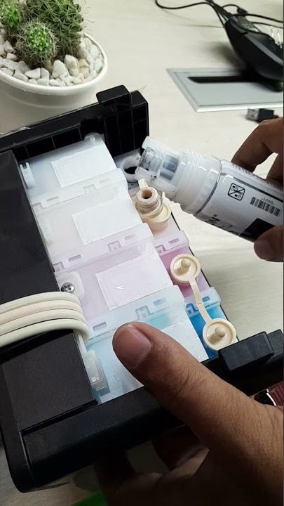 epson l130 ink refill #shorts #epson #ink