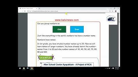 Rotary Club of Ambattur Class 4 Maths Chapter 2 Numbers Part 1